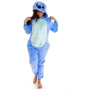 Imagem de Pijama Macacão Stitch Adulto Promoção A Pronta Entrega - Jhon House, P