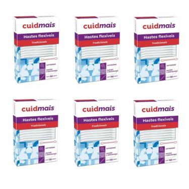 Imagem de HASTES FLEXÍVEIS CUIDMAIS COM 150UN - KIT C/6un