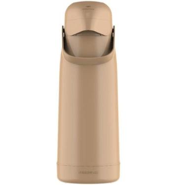 Imagem de Garrafa Termolar Magic Pump 1,8 Litro Pressao 8709 Bege, Bege, 1,8L