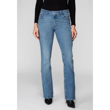 Imagem de Calça Jeans Straight Leg Guess Azul-Feminino