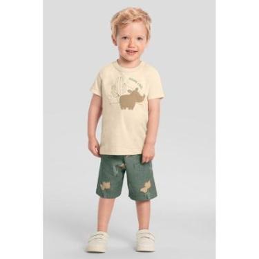Imagem de Conjunto infantil menino de rinoceronte Brandili-Masculino