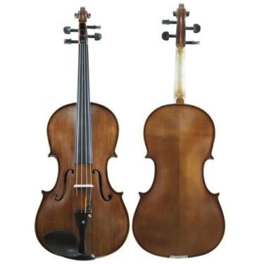 Imagem de Viola Arco Orquezz 40 Strad Madeira Maciça Acessórios