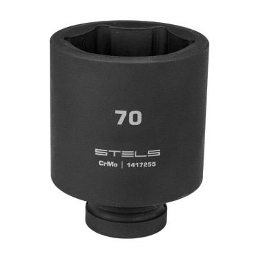 Imagem de Soquete Impacto Longo 1`` 70mm Cromo Molibdênio Stels 1417255