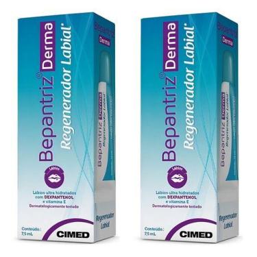 Imagem de Kit 2 Bepantriz Regenerador Hidratante Labial Dexpantenol - CIMED