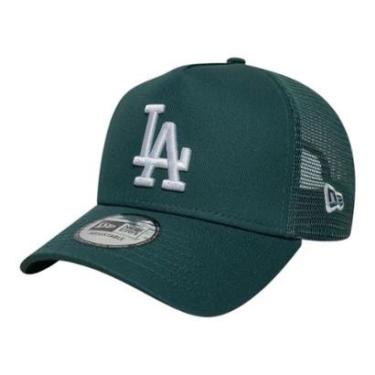 Imagem de Boné New Era 940 A-Frame Los Angeles Dodgers Trucker Verde-Masculino