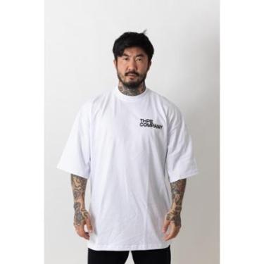 Imagem de Camiseta Oversized Gola Alta Company Branco-Unissex