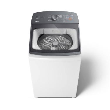 Imagem de Máquina de Lavar Brastemp Cesto do Inox 14kg Branca com Smart Sensor Branca