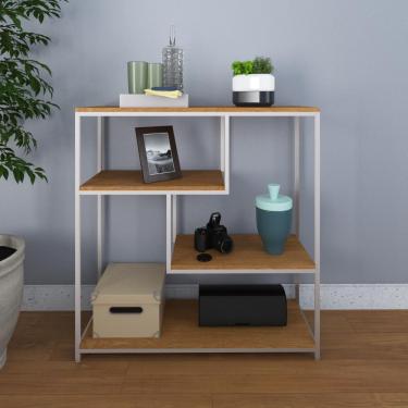 Imagem de Estante Brooklyn Baixa 04 Prateleiras 94x90x30cm