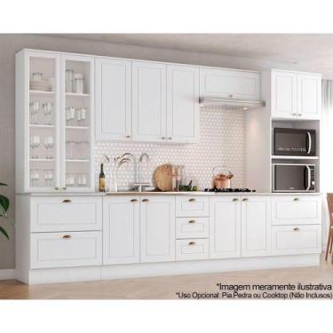 Imagem de Cozinha Modulada Henn Americana Henn 7 Peças C5P66 Branco
