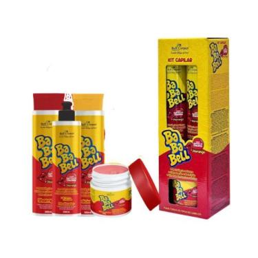 Imagem de Kit Capilar Bell Corpus BabaBell 4 Itens - Morango