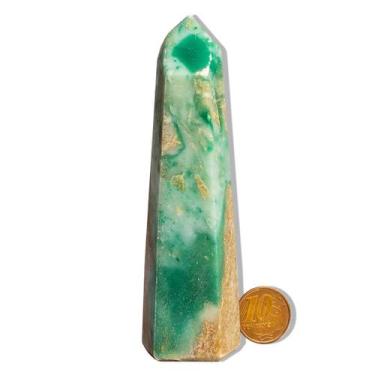 Imagem de Ponta Pedra Jadeita Natural Lapidado 11-12cm 150-250g TipoB - Cristais