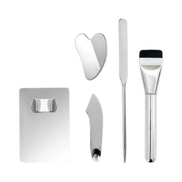 Imagem de Kit Múltiplo De Pincéis De Maquiagem Em Aço Inoxidável Para Base, Bato