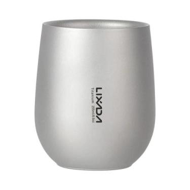 Imagem de Copo De Água Isolado Em Titânio Ultraleve 255ml Lixada, Caneca De Chá 