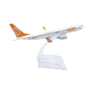 Imagem de Modelo De Avião Em Metal Fundido De 16CM, Brinquedo Colecionável 737 7