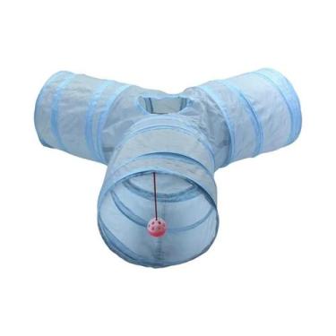 Imagem de Túnel Dobrável E Respirável Para Gatos, Brinquedo De Brincadeira Inter