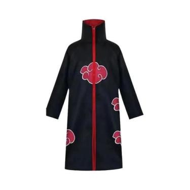 Imagem de Fantasia De Cosplay Hokage Akatsuki Naruto Com Capa E Faixa Para a Cab