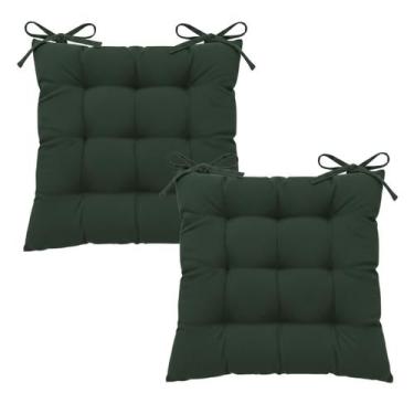 Imagem de Kit Futton 2 unidades 40x40cm Macio C/Diversas Cores Futon Para Cadeir