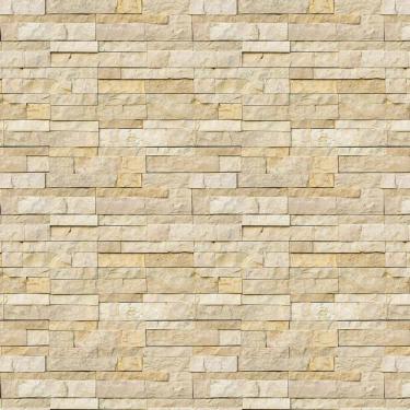 Imagem de Papel De Parede Pedra Tijolo Canjiquinha Claro Sala Adesivo