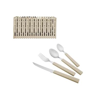 Imagem de Faqueiro Dynasty Jardim Inox 25 Peças