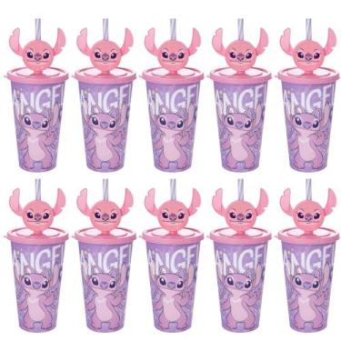 Imagem de 10 Copos Angel Stitch Festa Infantil p/ Sacolinha Surpresa - Plasútil