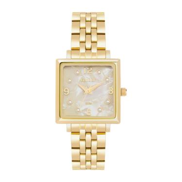 Imagem de Relógio Condor Feminino Ref: Co2035nun/4x Casual Retangular Dourado