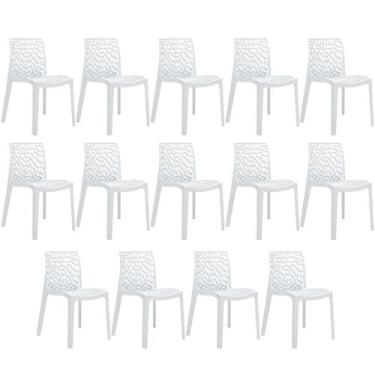 Imagem de Laraz, Kit 14x Cadeiras Gruvyer, Polipropileno, Jantar, Cozinha, Sala 