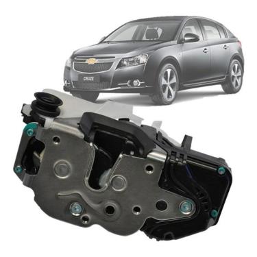 Imagem de Fechadura de Porta Traseira Direita Modelo F103 para Cruze Hatch 2011 a 2016 e Sedan Após 2011 Elétrica Universal