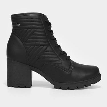 Imagem de Bota Coturno Cano Curto Dakota Salto Bloco Médio Tratorada Feminina-Feminino