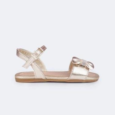 Imagem de Sandália Infantil Pampili Mili 642.110 Strass e Lacinho-Feminino