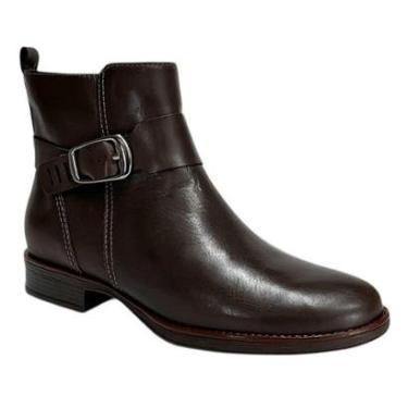 Imagem de Bota Bottero Cano Curto em Couro 361730 Marrom-Feminino