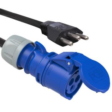 Imagem de Cabo Adaptador Plug Industrial 32A para NBR 2P+T 20A 1,80 Metros - Bea