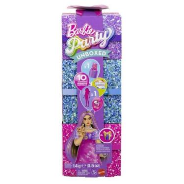 Imagem de Boneca - Barbie - Party Unboxed Surpresa - Vestido Rosa - MATTEL