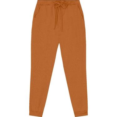 Imagem de Calça Jogger Moletom Malwee 1000098612 Feminina Plus Size Com Stretch Flanelada T. G1/G...