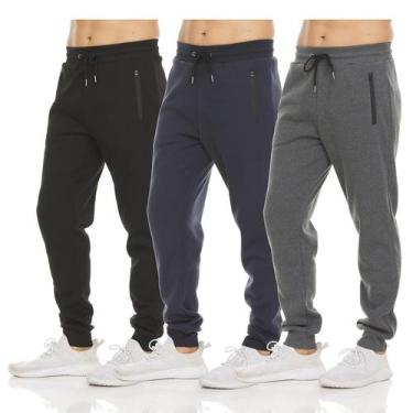 Imagem de Calça de moletom masculina PURE CHAMP, lã, atlética ativa