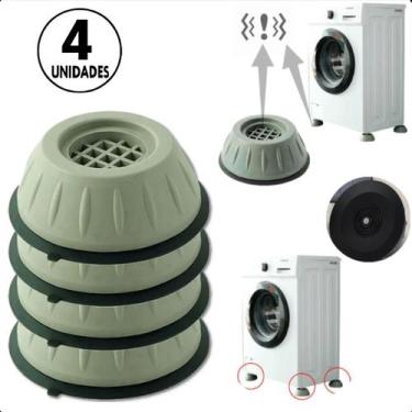Imagem de Pés Máquina Lavar Regulador Calço Anti Vibração 4pc - FAZA