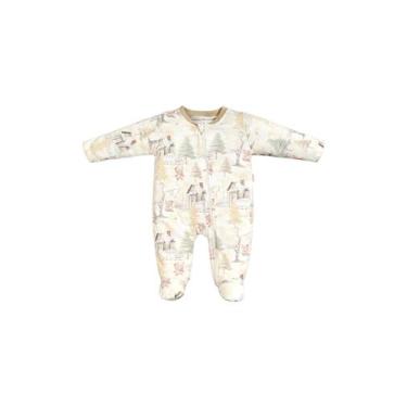 Imagem de Macacão Longo com Zíper Estampado Menino Anjos Baby, Estampado, RN