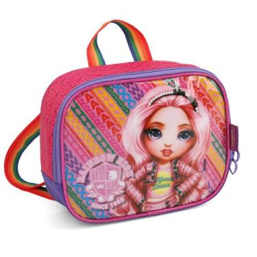 Imagem de Lancheira Termica Infantil Escolar Rainbow High Luxcel, Pink