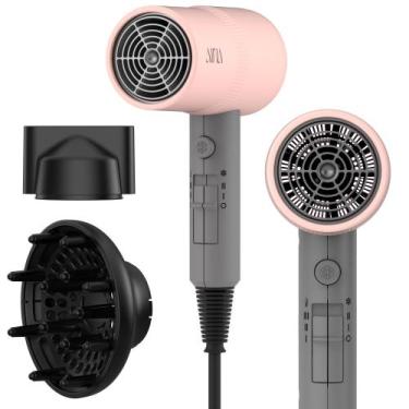 Imagem de Secador de cabelo Aina 110V com tecnologia iônica, cerâmica, difusor e