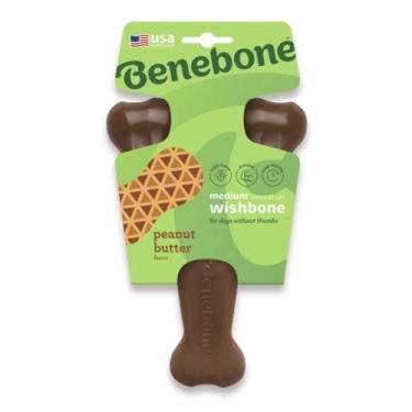 Imagem de Benebone Brinquedo Para Cachorros Wishbone Médio Amendoim
