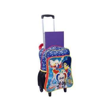 Imagem de Mochila de Rodinha com Lancheira DC Super Hero Gilrs - Sestini