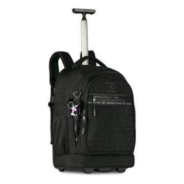 Imagem de Mochila Rodinha Escolar Rebecca Bonbon Sweet Rb Original, Preto