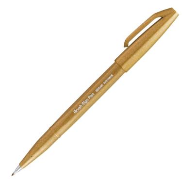 Imagem de Brush Sign Pen Amarelo Ocre Pentel