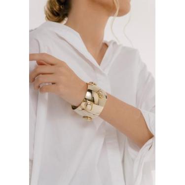 Imagem de Bracelete Metal Brilho M Loures