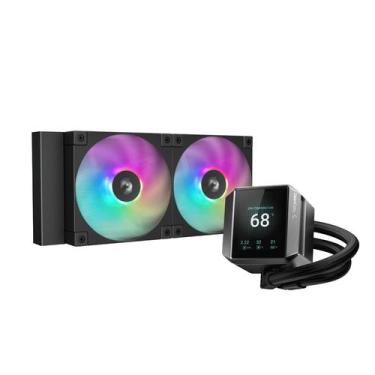 Imagem de Water cooler deepcool antileak argb mystique 240 preto