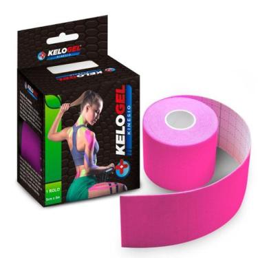 Imagem de Fita Bandagem Kinesio Kinesiology Tape 5cm x 5m, Rosa