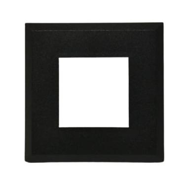 Imagem de Canopla Quadrada PVC Preta 1x1" 25x25mm - PICHU