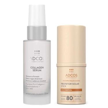 Imagem de Adcos Dermocosméticos Kit - Sérum Facial + Protetor Solar Stick Com Co
