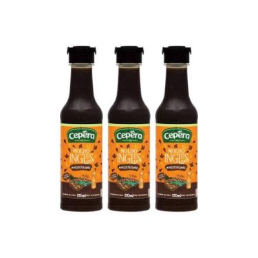 Imagem de Molho Ingles Extra Cepera 150 Ml Kit com 3 Unidades - Cepêra
