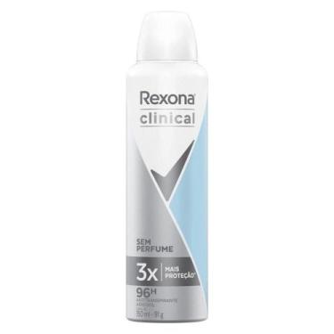 Imagem de Desodorante Rexona Aerosol Clinical sem Perfume 150ml