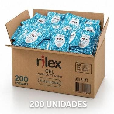 Imagem de Kit Top Kit 200 Sachês Gel Lubrificante Rilex 5g - Aroma Trad Uso Pess